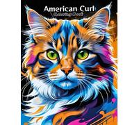 Happy American Curl Cats: Playful Paws for Creative Coloring Fun!