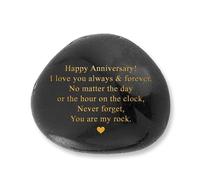 Happy Anniversary Rock - Idées Cadeaux Couple - Cadeau d'anniversaire de mariage, de fiançailles - Cadeau d'anniversaire inspirant pour elle, cadeau d'anniversaire pour lui