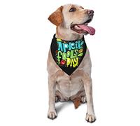 Happy April Fools Day Dog Bandanas Pet Scarf Triangle Bib Cats Réglable Foulard Accessoires pour Petit Moyen Grand Chiot