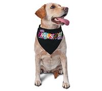 Happy April Fools Day Dog Bandanas Pet Scarf Triangle Bib Cats Réglable Foulard Accessoires pour Petit Moyen Grand Chiot