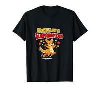 Happy as a Kangourou Mignon Jeu de Mots T-Shirt