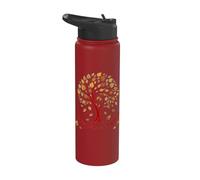 Happy Autumn Equinoxe Païen Automne Equinoxe Mabon Stainless Steel Insulated Water Bottle