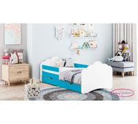 Happy Babies Lit Enfant - Avec Matelas & Tiroir et Protection Antichute, 80x160, Fille Lit Enfant & Jeune Garçon Kids Bed