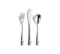 AMEFA - Service 3 couverts pour enfants - Happy Bear - Acier Inoxydable 18/0, Finition Miroir - Inox (Epaisseur 2.3 mm)
