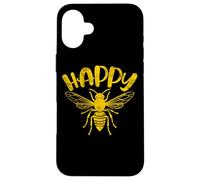 Happy Bee Lovers, esprit joyeux et vibrant Coque pour iPhone 16 Plus