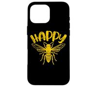 Happy Bee Lovers, esprit joyeux et vibrant Coque pour iPhone 16 Pro Max
