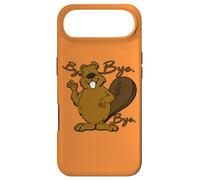 Happy Big Belly Beaver Sayng Bye - Funny Cute Prenez Soin Coque pour iPhone Air
