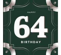 Happy Birthday 64: Ein persönliches Geburtstagsbuch - Humorvolle Sprüche und inspirierende Ideen für das neue Lebensjahr