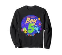 Happy Birthday Boy 5 Design Vintage Dinosaure Sweatshirt