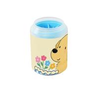 Happy Birthday Dog Nettoyeur portable pour pattes d'animaux de compagnie avec brosse en silicone pour chiens de taille moyenne à grande