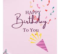 Happy Birthday Guest Book in spanish