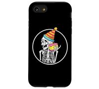 Happy Birthday Halloween Skeleton Cake Funny Spooky Costume Coque pour iPhone SE (2020) / 7/8