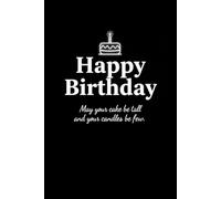 Happy Birthday: May your cake be tall and your candles be few
