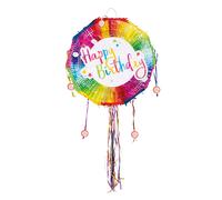 Happy Birthday Piñata accessoires de fête colorés 40cm