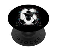 Happy Birthday Soccer Squad 6e Anniversaire Joueur PopSockets PopGrip Adhésif