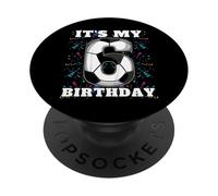 Happy Birthday Soccer Squad 6e Anniversaire Joueur PopSockets PopGrip Adhésif