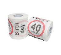 Happy Birthday & Still Sexy Papier Toilette d’anniversaire, Décoration et Emballage Cadeau pour fêtes de 40 ans, Rouleau de Papier WC Thème Amusant, Cadeau innovant pour adolescents, Garçons, Filles