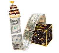 Happy Birthday Surprise Money Box, Fun Cash Gift Holder, Creative Gift Idea, Perfect For Men, Women, Sisters, Mother, Brother, Wife, Girlfriend, Party, Special Events, 5.12x4.33 In