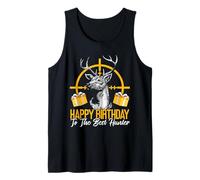 Happy Birthday To The Best Hunter Funny Birthday Hunting Débardeur