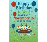 Happy birthday to you! That’s why November 16th is so special: A delightful celebration of history, culture, stars, and personal meaning behind your special day