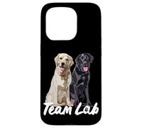 Happy Black Lab Labrador Retriever The Lab Father Mom Jaune Coque pour iPhone 15 Pro