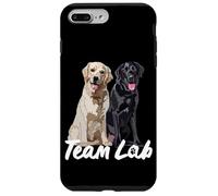 Happy Black Lab Labrador Retriever The Lab Father Mom Jaune Coque pour iPhone 7 Plus/8 Plus