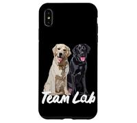 Happy Black Lab Labrador Retriever The Lab Father Mom Jaune Coque pour iPhone XS Max
