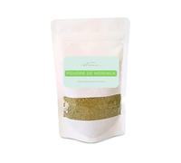 HAPPY bloomin Feuilles de Moringa 100 g | Feuilles de Moringa Séchées du Kenya | Infusion aux Plantes | Naturellement Sans Caféine | Thé en Vrac