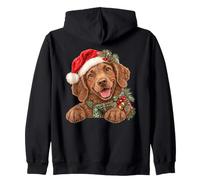 Happy Brown Bonnet de Père Noël pour Chien Sweat à Capuche