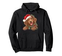 Happy Brown Bonnet de Père Noël pour Chien Sweat à Capuche
