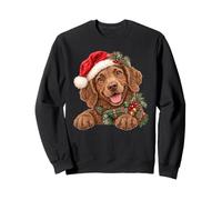 Happy Brown Bonnet de Père Noël pour Chien Sweatshirt