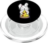 Happy Bunny Pelle à Pizza câlin PopSockets PopGrip pour MagSafe