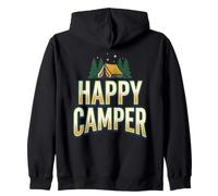 Happy Camper Camping Adventure Outdoor Seeker Outdoorsy Sweat à Capuche