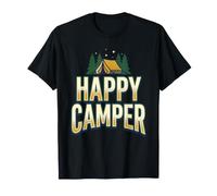 Happy Camper Camping Adventure Outdoor Seeker Outdoorsy T-Shirt