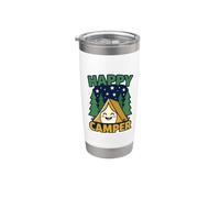 Happy Camper Camping Adventure Seeker Starry Night Citation Gobelet isotherme en acier inoxydable double paroi