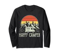 Happy Camper Fourgonnette de Camping Vintage Amusante pour Tout-Petit garçon Manche Longue