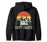 Happy Camper Fourgonnette de Camping Vintage Amusante pour Tout-Petit garçon Sweat à Capuche