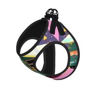 Happy Camper Harnais d'été pour chien avec imprimé remorque - Doux et léger - Harnais réfléchissant pour animal domestique - Pour une promenade facile