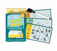 Happy Camper - Jeu de logique avec des défis addictifs pour s'évader - 40 Challenges rejouables - Difficulté Croissante - A partir de 12 Ans - Feutre effaçable Inclus