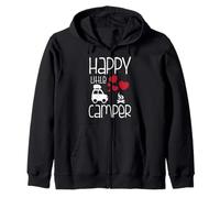 Happy Camper Remorque de Camping Pop-up avec cinquième Roue Sweat à Capuche