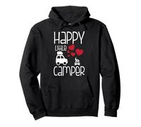 Happy Camper Remorque de Camping Pop-up avec cinquième Roue Sweat à Capuche
