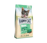Happy Cat 70416 - Happy Cat Minkas Perfect Mix - Volaille, Poisson et Agneau - Nourriture sèche pour Chat - 10 kg