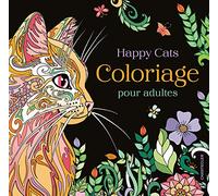 Happy Cats - coloriage pour adultes