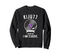 Happy Celebration Retro Music Lover Lover Dad Men Women 77 Years Old I'm Not Old I'm Classic Sweatshirt