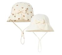 Happy Cherry Bébé Chapeau de Soleil Plage Chapeau Protection Solaire 3-12 Mois Bébé Fille Garçon Léger et Respirant