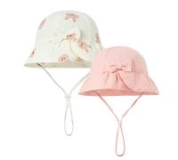 Happy Cherry Chapeau de Plage Bébé Anti UV Chapeau de Soleil Bébé 3-12 Mois Unisexe Nouveau Né Protection Solaire
