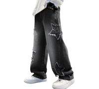 Happy Cherry Garçons Baggy Jeans Hip Hop Jeans Adolescent Garçon Streetwear Skateboard Y2K Pantalon en Demin Mode 140