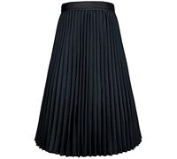 Happy Cherry - Jupe longue plissée pour filles, taille haute élastiquée, jupe d'été, jupe A-line décontractée, robe de bal, robe de fête élégante, couleur unie, classique pour les enfants avec