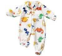 Happy Cherry Sac de Couchage Bébé Fille Garçon Manches Longues Gigoteuses Pyjama Flanelle Douce Chaude Combinaisons Barboteuses Grenouillères pour Enfants 1-2 Ans