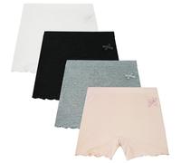 Happy Cherry Short Fille sous Robe Legging Courte Boxer sous-vêtement Respirant Shorts Gymnastique Danse Sport Lot de 4 6 Ans